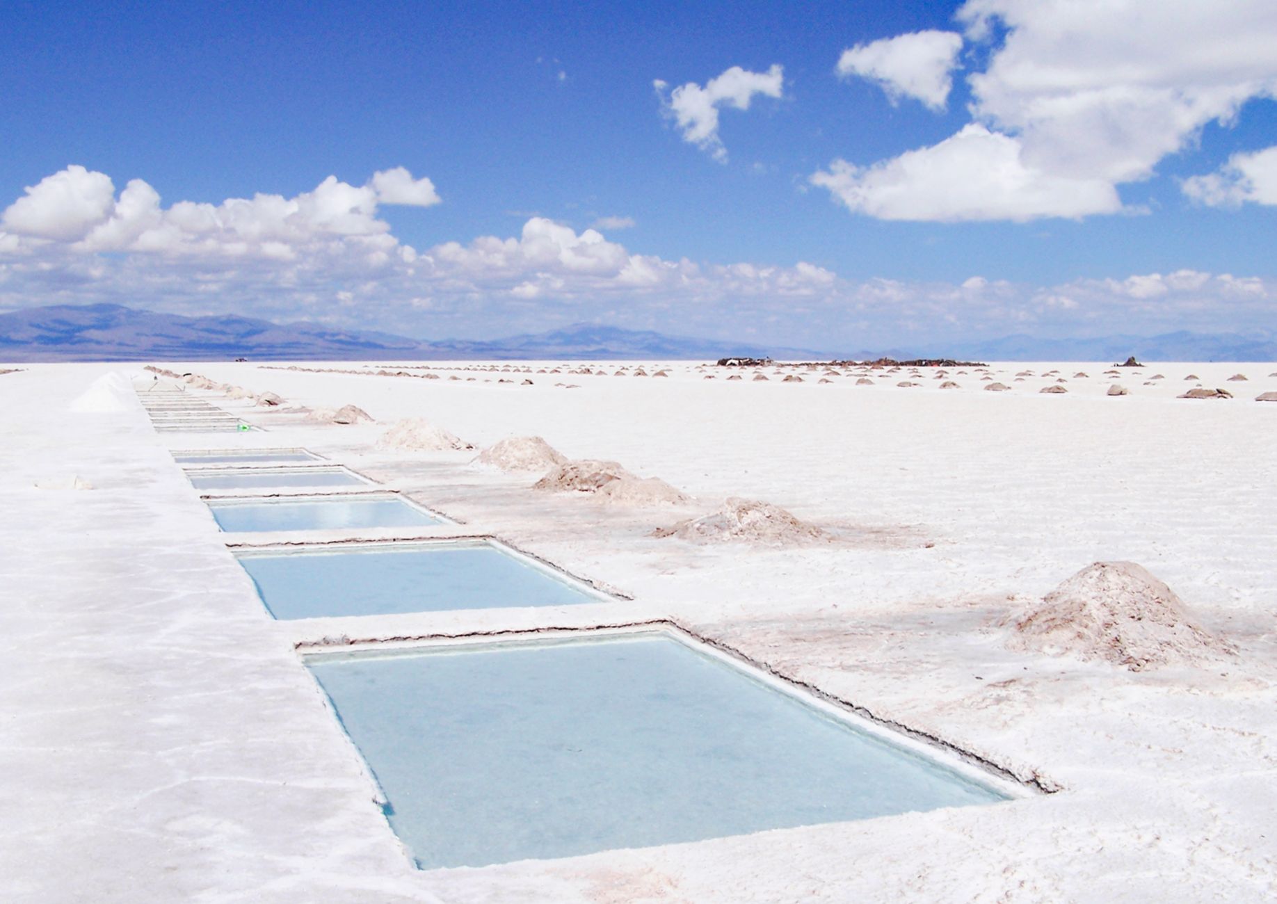 Geometría del salar en la Puna Argentina
