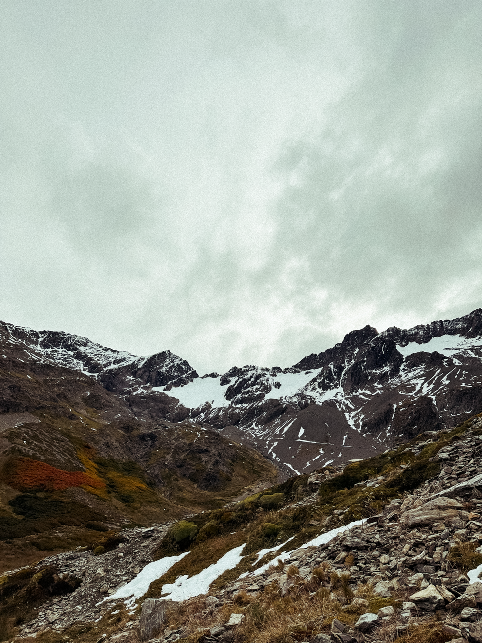 Paisaje imponente de los Andes y la Patagonia argentina